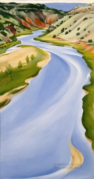 Charma River Ghost Ranch Georgia Okeeffe Modernismo americano Precisionismo Pinturas al óleo